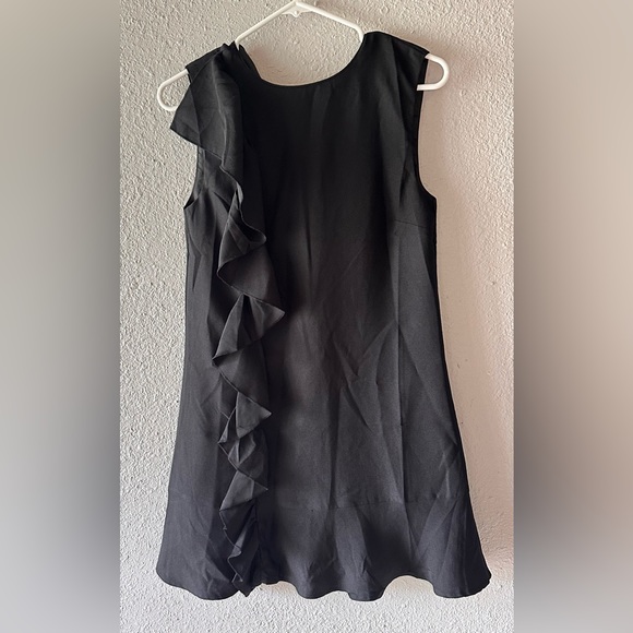 Little Black Dress with ruffle accents size small - Picture 3 of 7